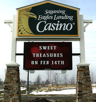 Casino saganing eagles landing